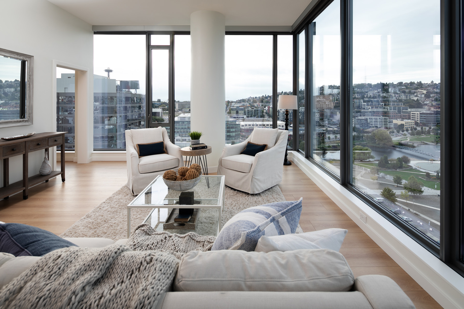 penthouse living room area